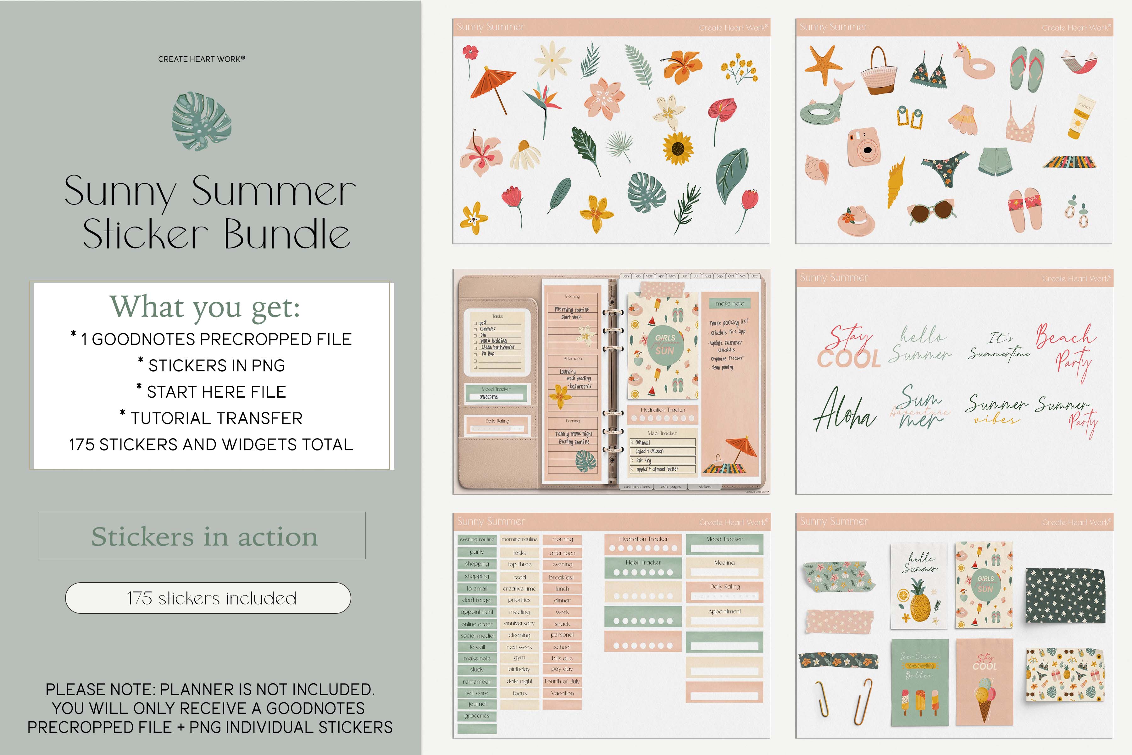 Create Weekly Planner Sticker Kit