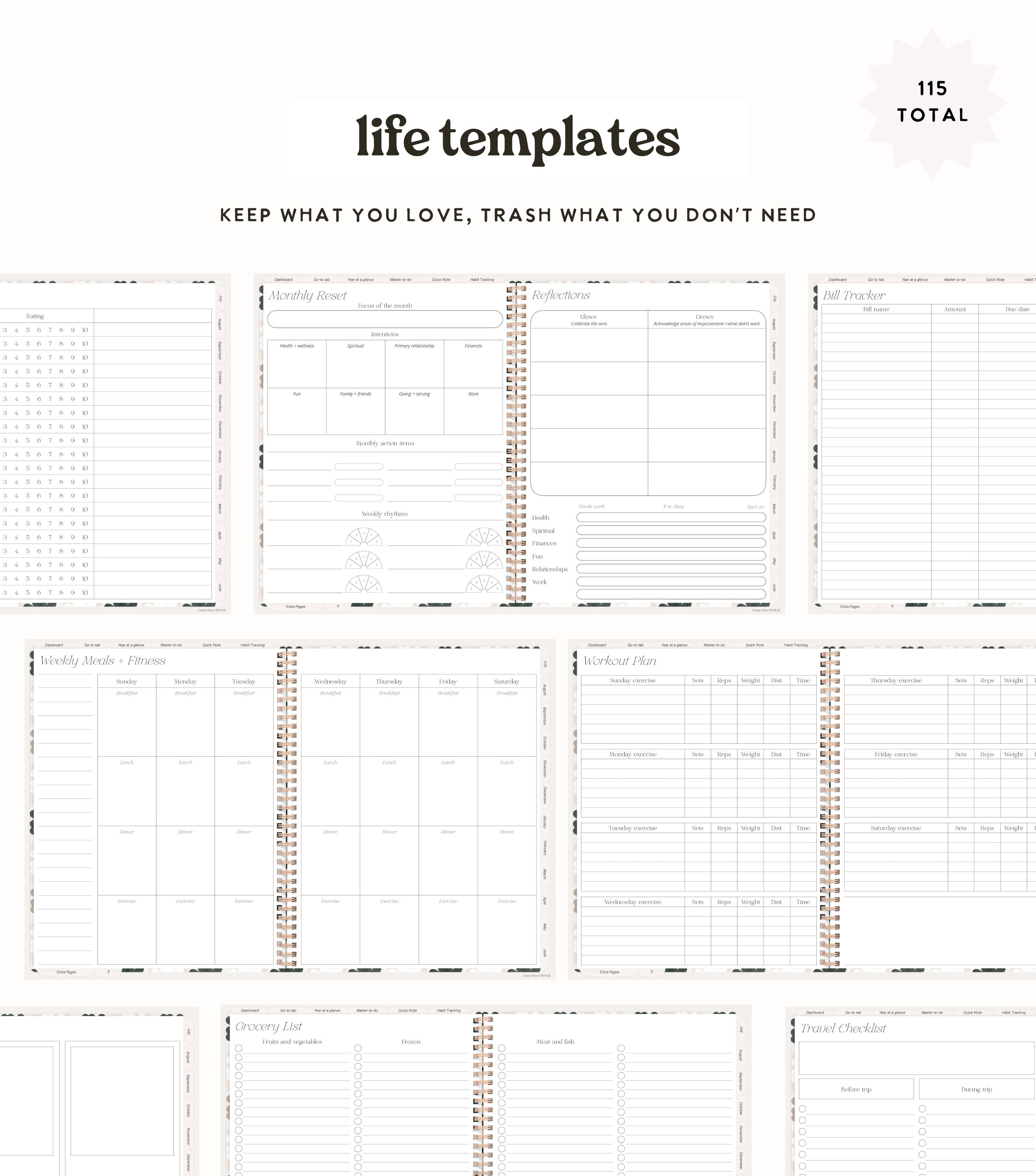 Spiral Life Planner