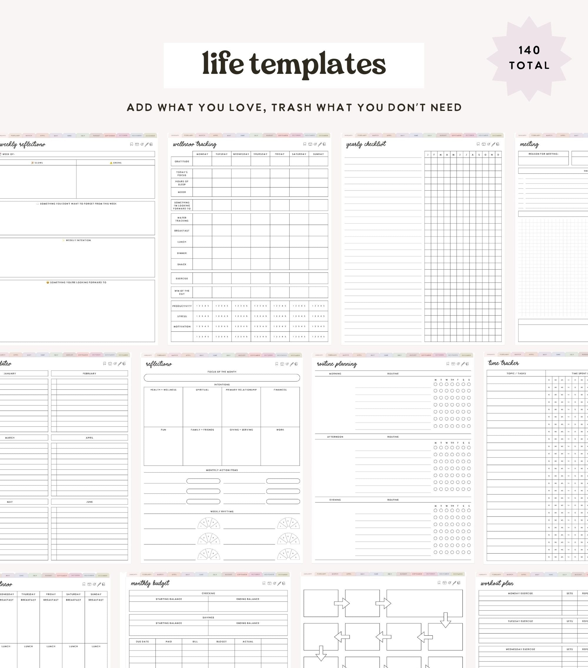 2025 Heart Work Life Planner (January start)