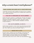 2025 Heart Work Life Planner (January start)