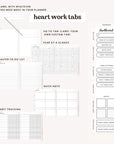 2025 Heart Work Life Planner (January start)