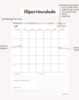 Spanish Heart Work Planner