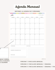 Spanish Heart Work Planner