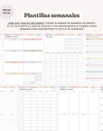 Spanish Heart Work Planner