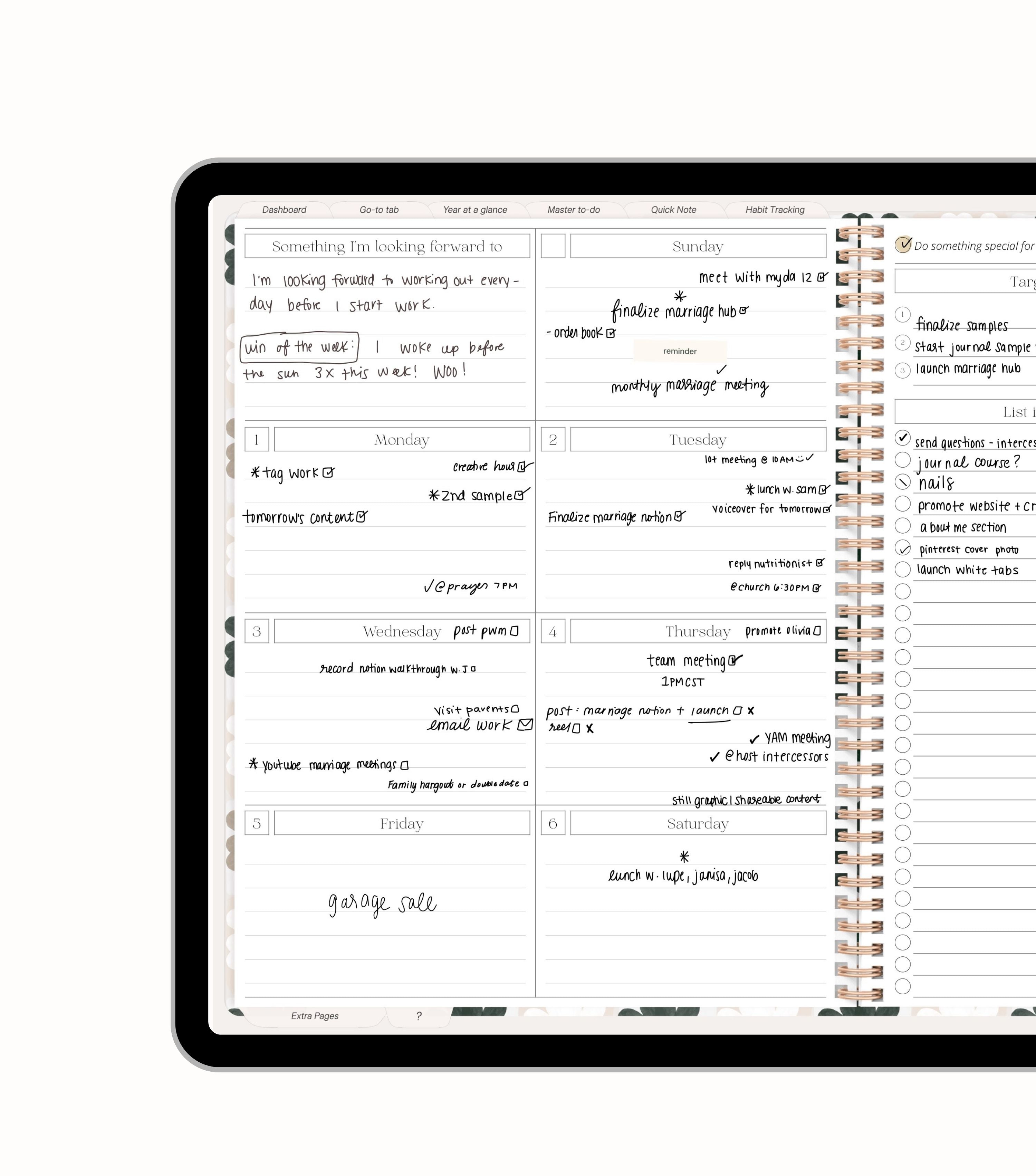 Spiral Life Planner