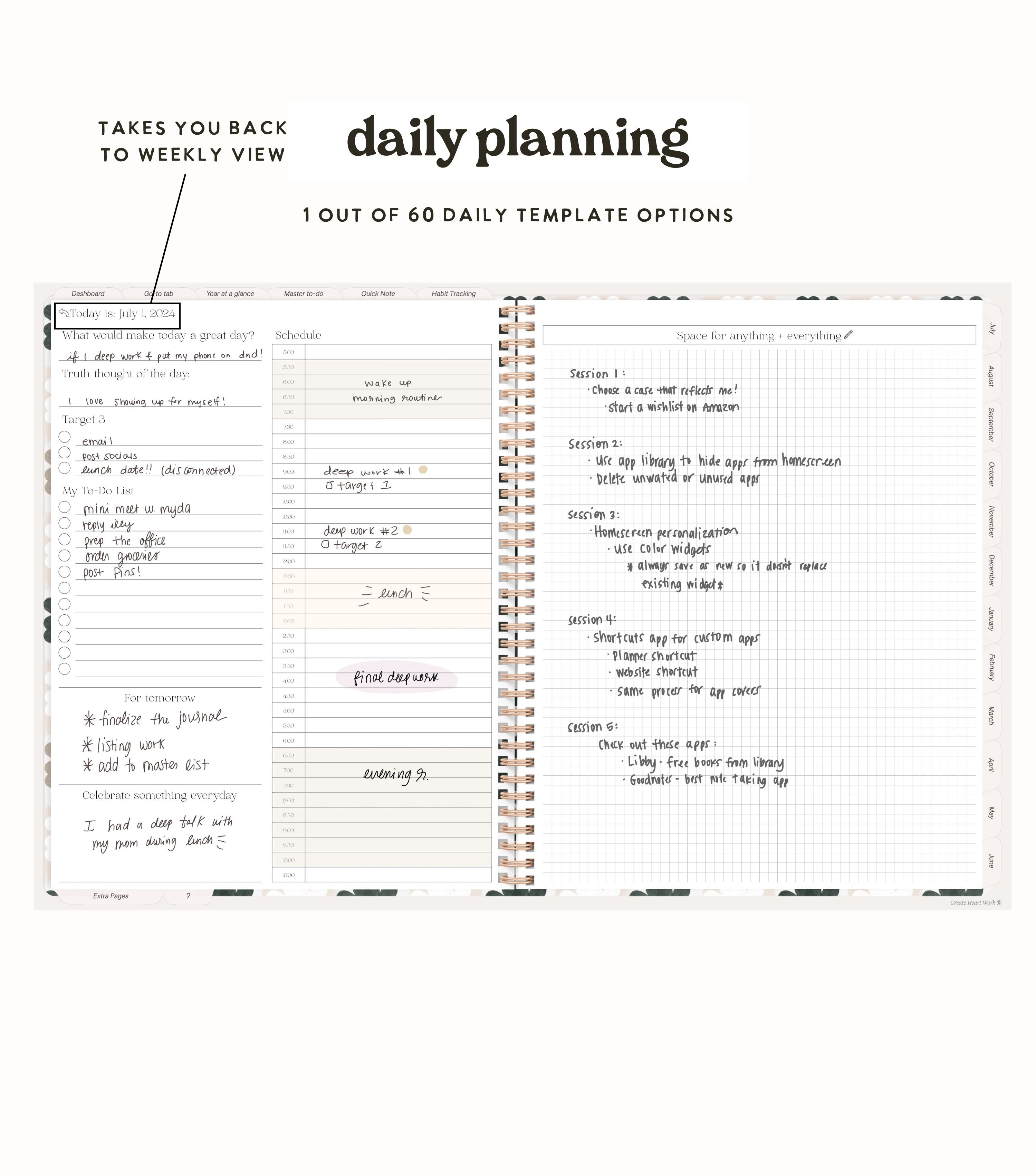 Spiral Life Planner